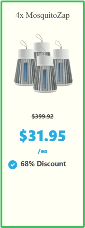 MosquitoZap best offer price 